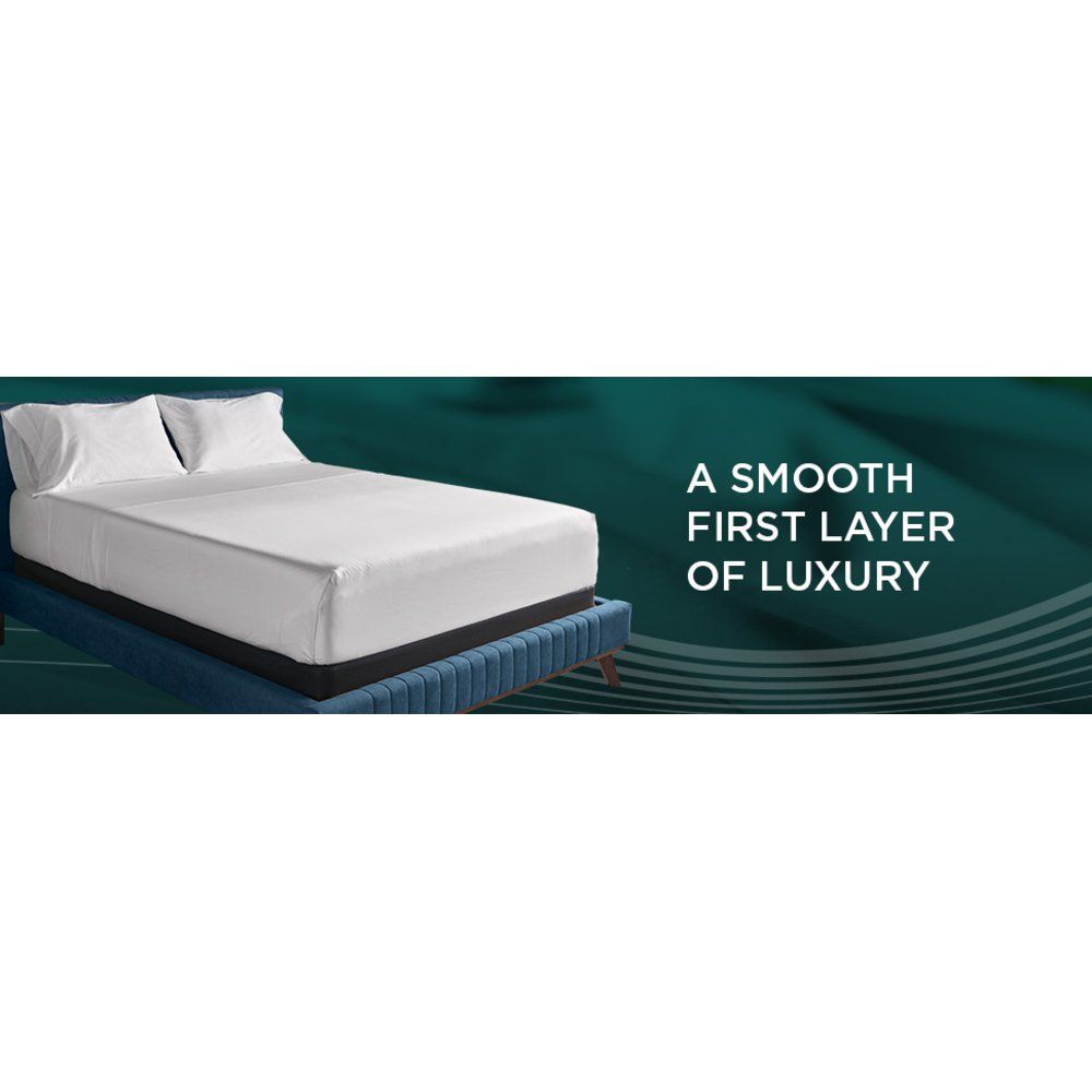 Tempur-Adapt - Tempur-Adapt Luxe Egyptian Cotton Sheets - Sleepy Blue