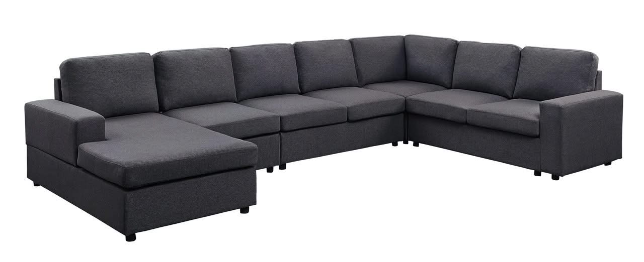 Hayden - 7 Seat Reversible Modular Sectional Sofa Chaise