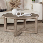 Proximity Place - Round Cocktail Table - Barley Buff