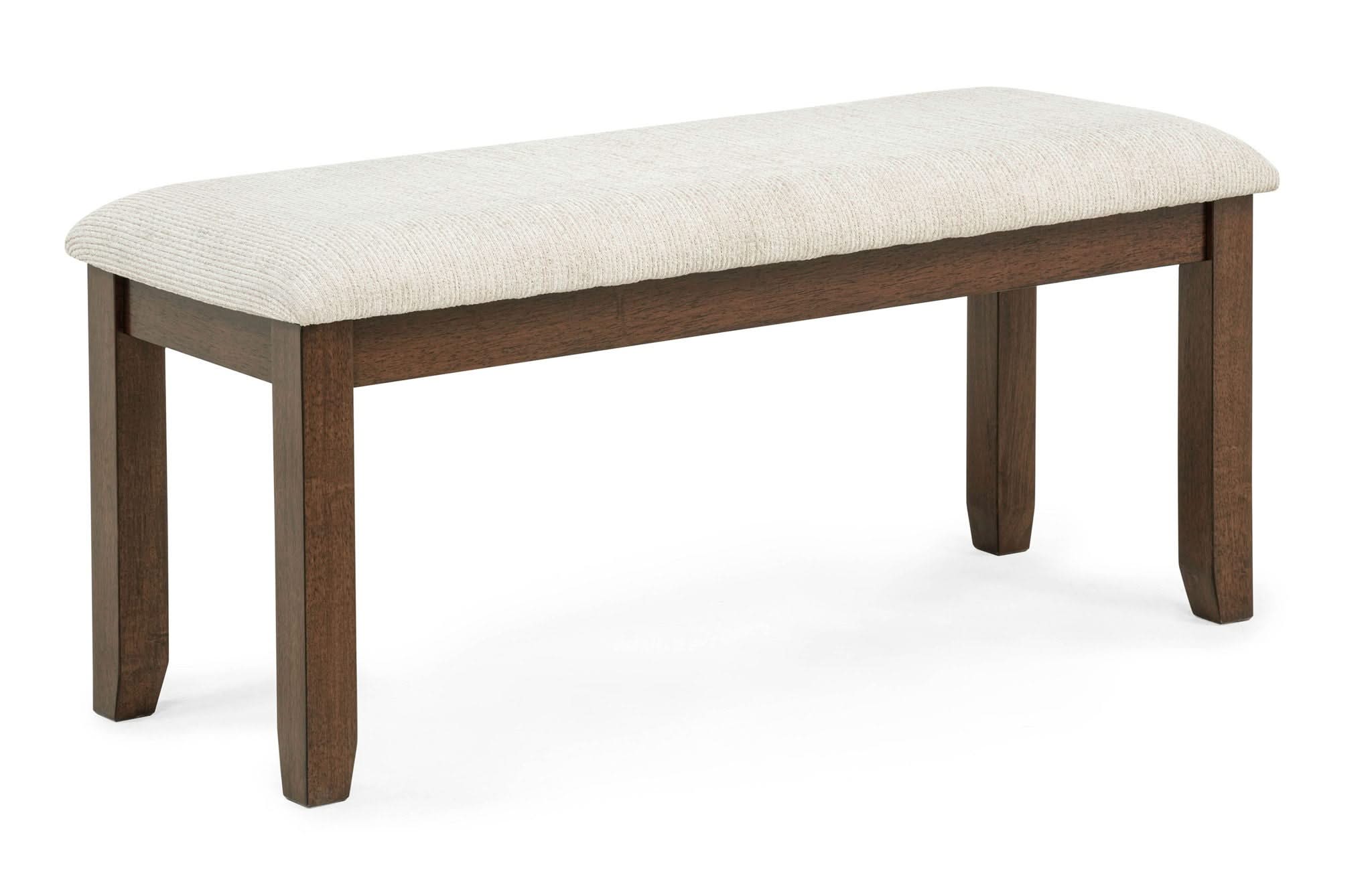 Avasa - Bench - Dark Brown / Beige