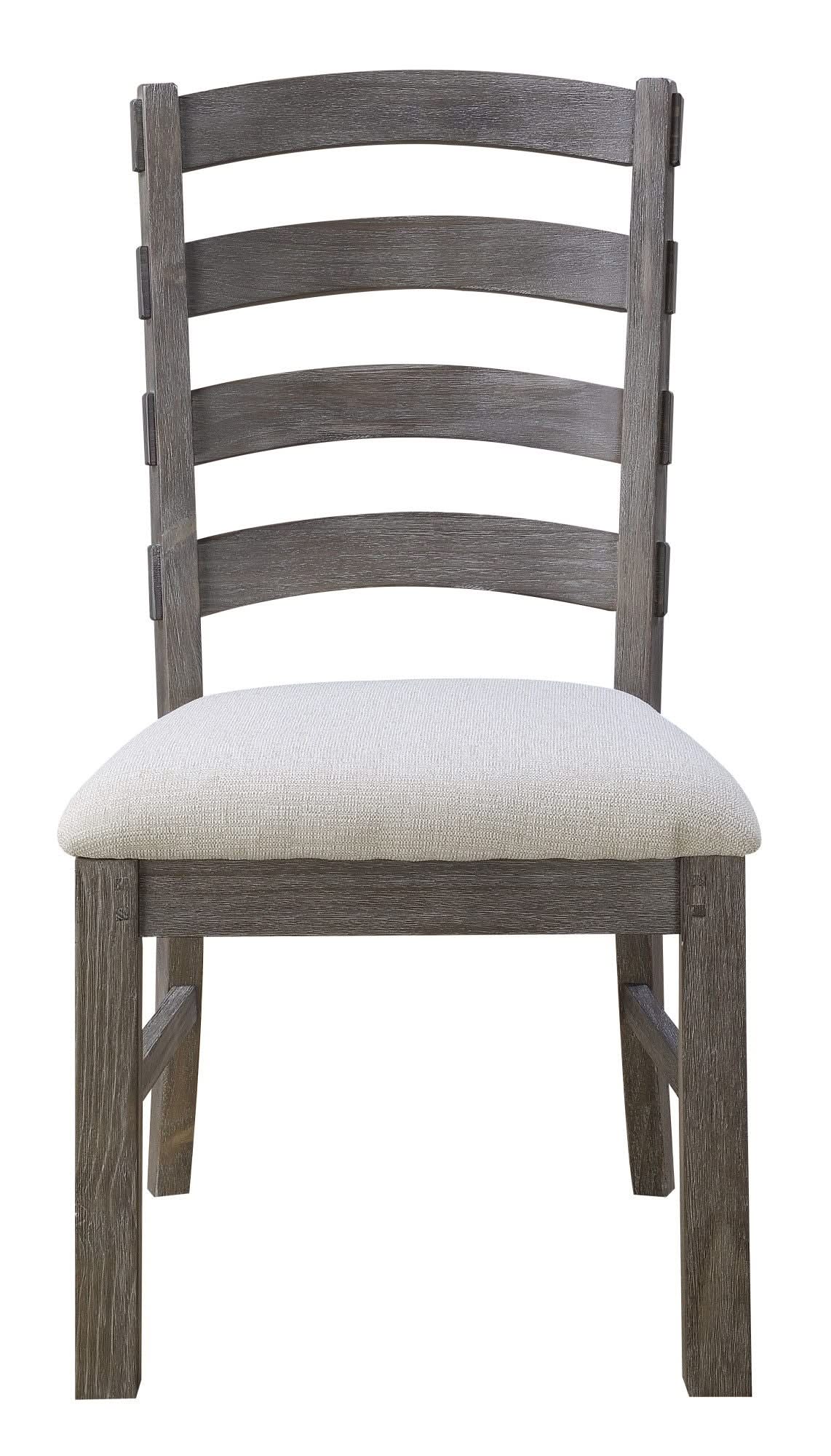 Upholstered Dining Chairs (Set of 2) - Brown - Wood