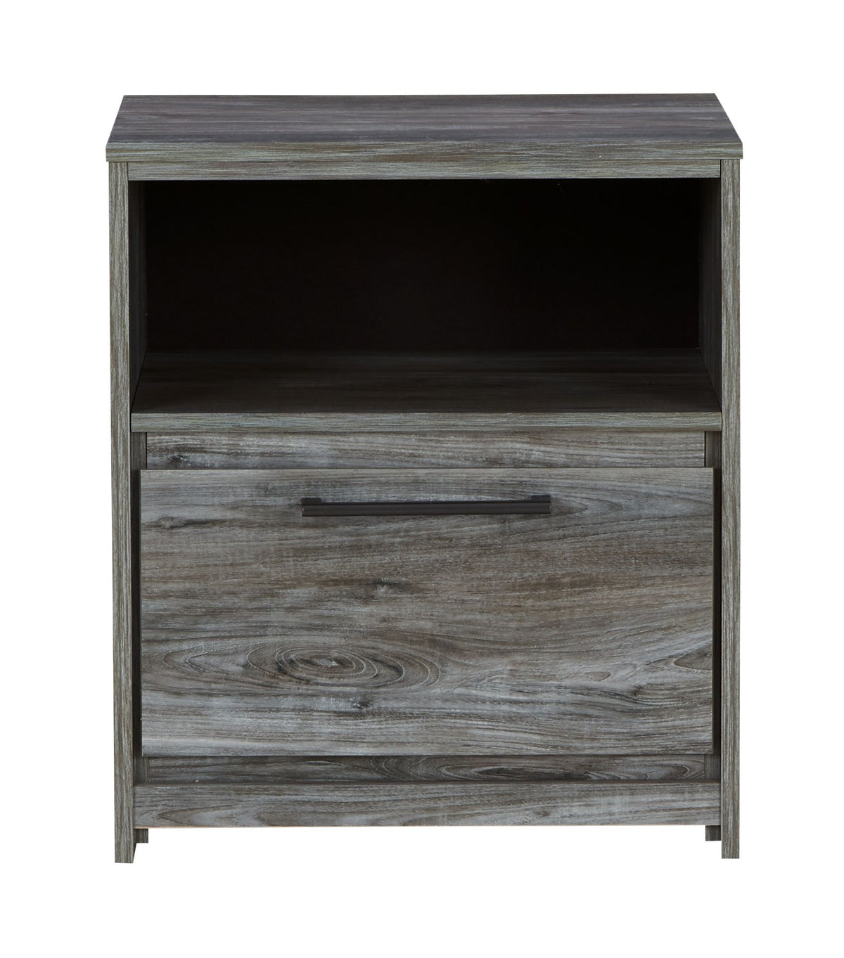 Baystorm - One Drawer Night Stand - Gray