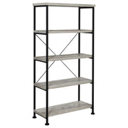 Analiese 63-inch 4-shelf Bookshelf Grey Driftwood