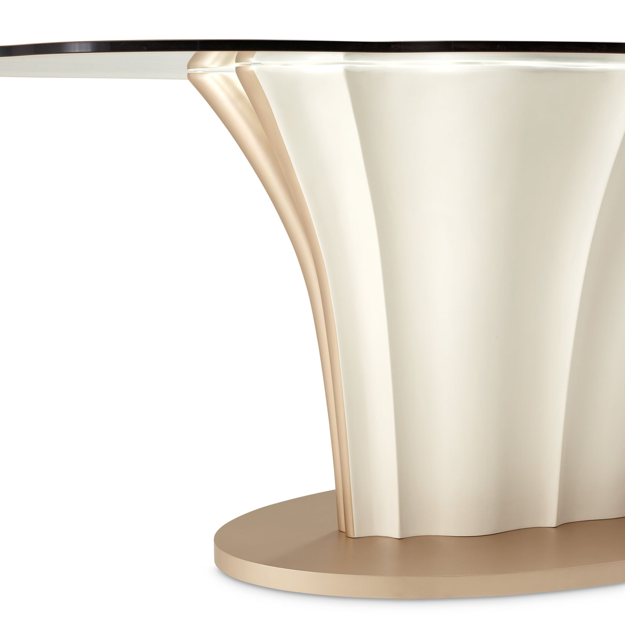 London Place - Entry Table - Creamy Pearl
