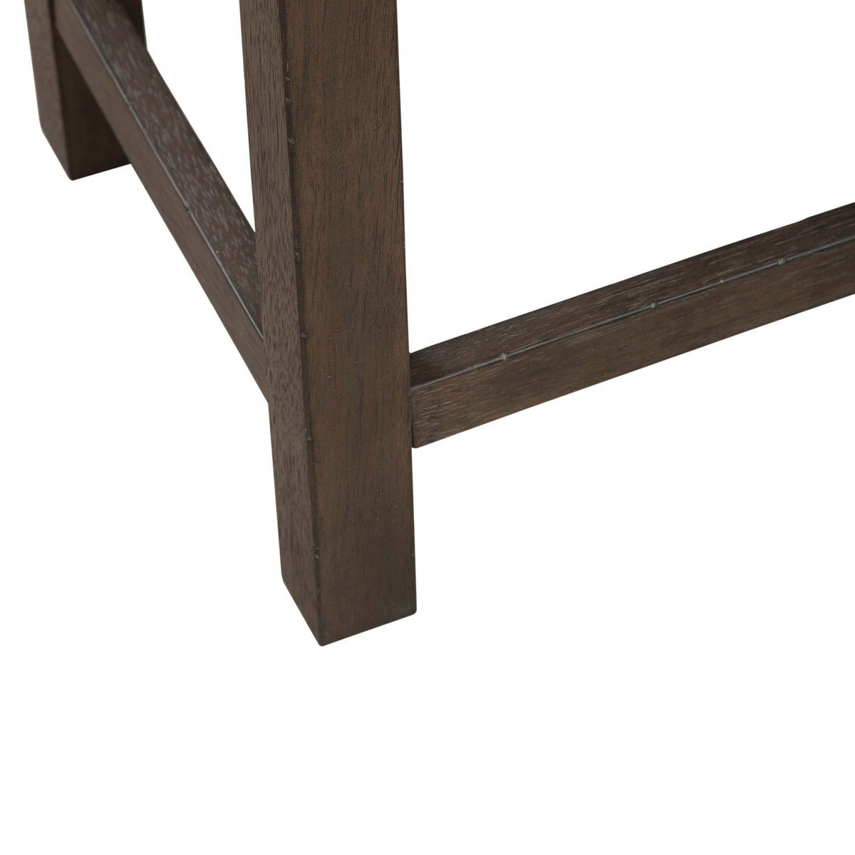 Cascade Falls - Upholstered Console Stool - Satin Espresso
