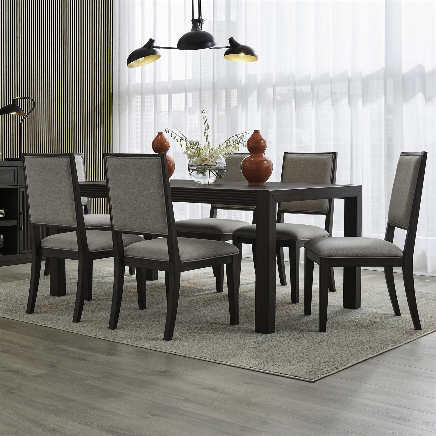 Modern Edge - Rectangular Table Set