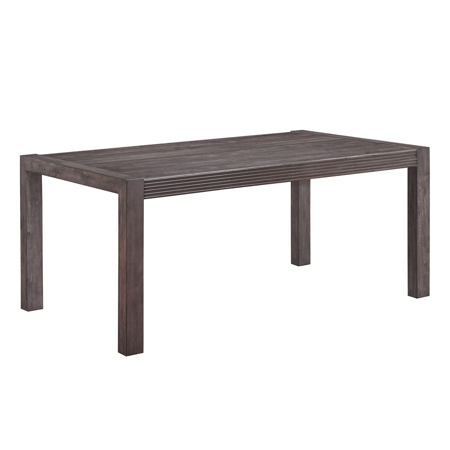Modern Edge - Rectangular Leg Table - Caffe
