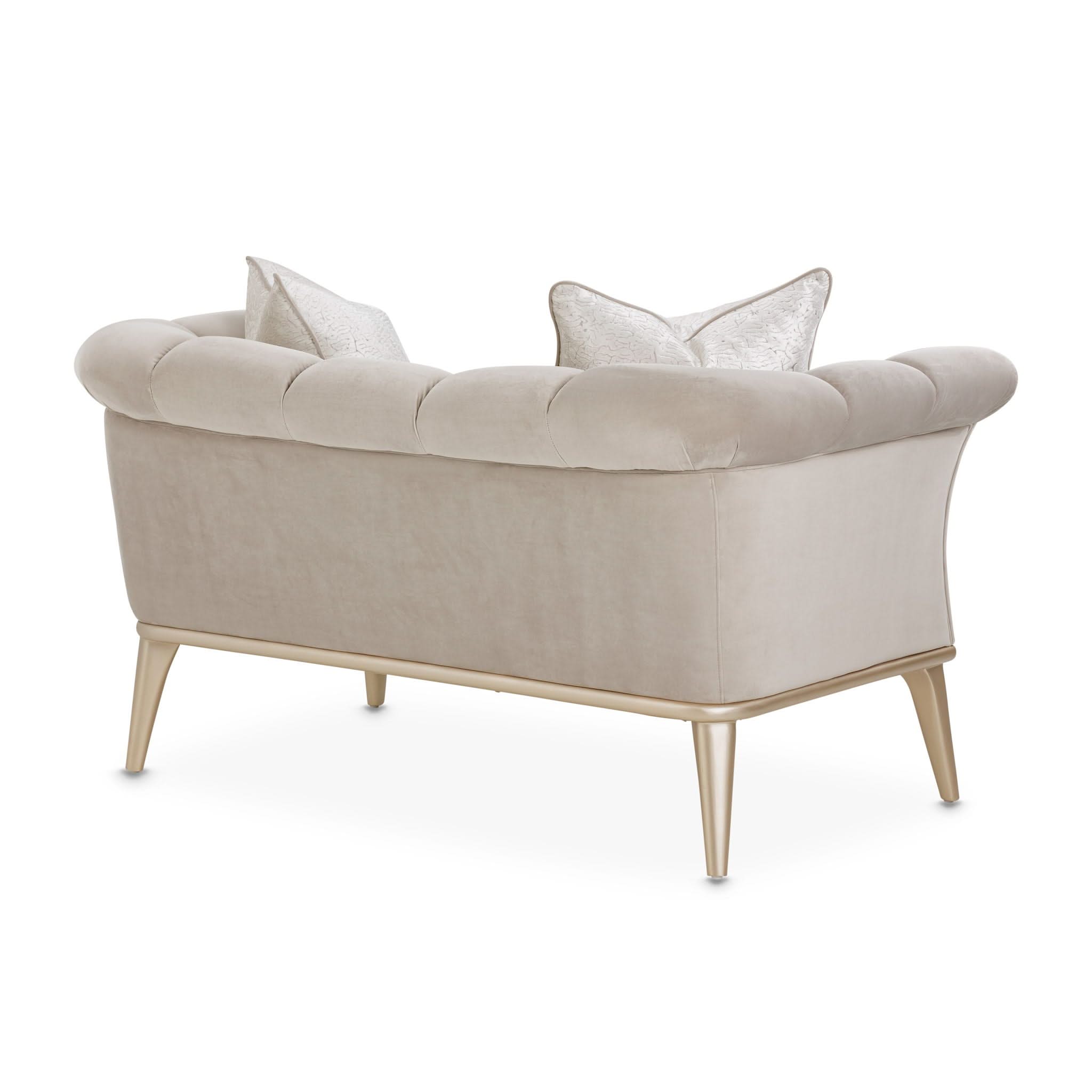 Yvette - Chair And A Half - Porcini / Medium Champagne