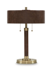 Arcmond - Metal Table Lamp - Brown / Gold Finish