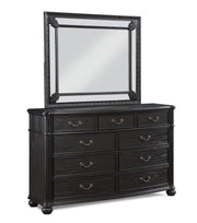 Kingsbury - Dresser And Mirror - Black