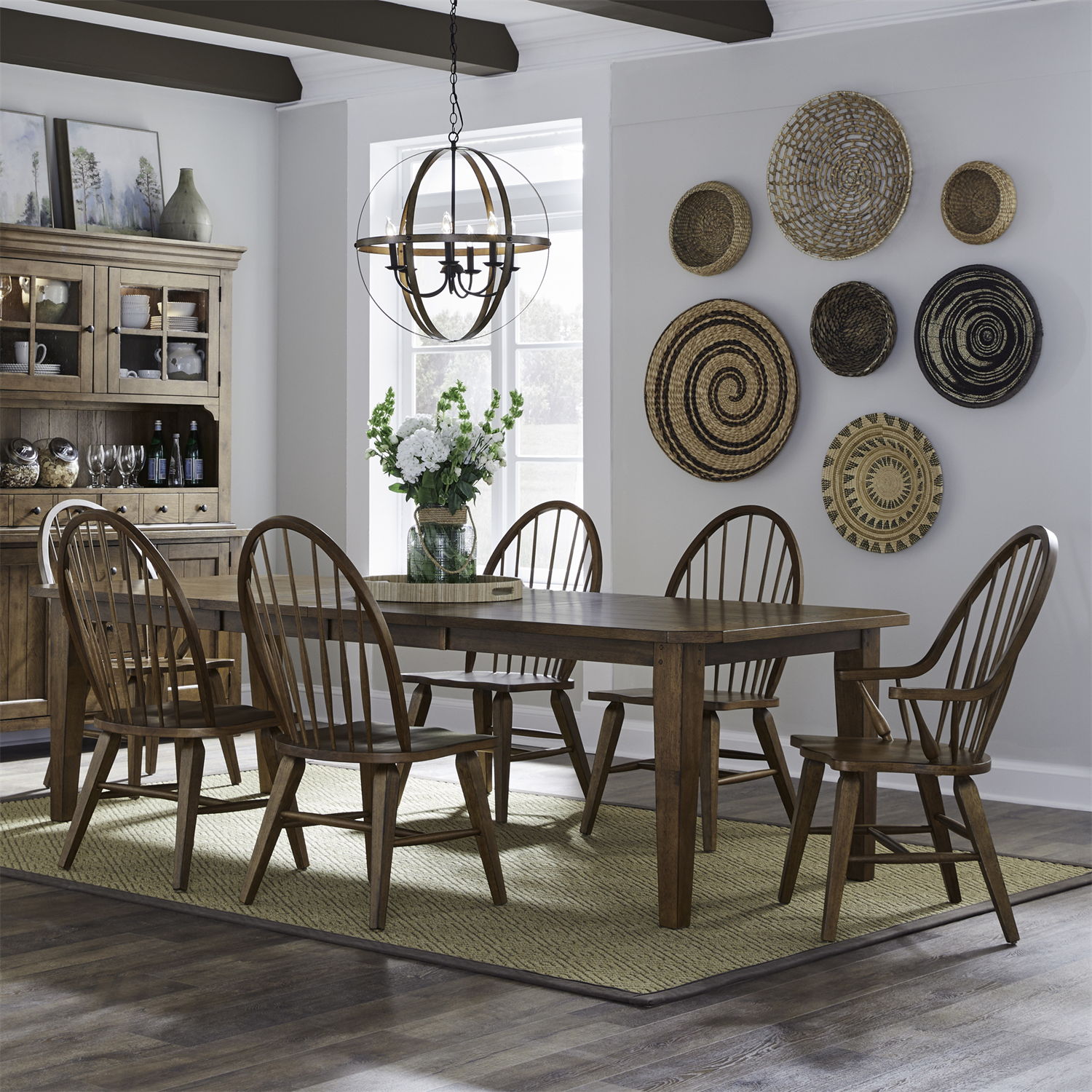 Hearthstone Ridge - Rectangular Table Set