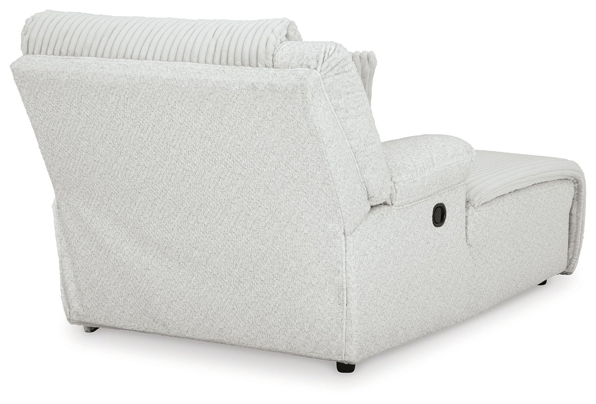 Top Tier - Laf Press Back Chaise - Alloy