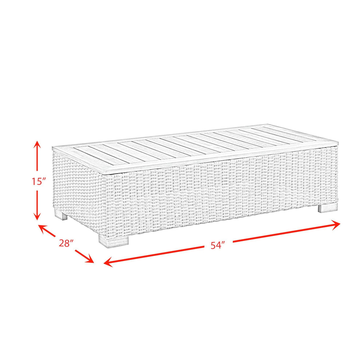 Ollie - Rectangular Coffee Table - Tan