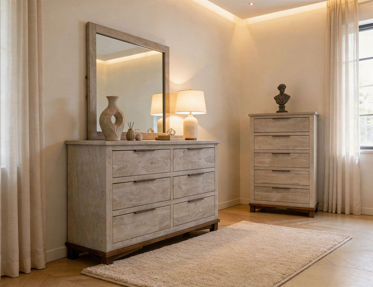Loft - Dresser - Gray / Beige