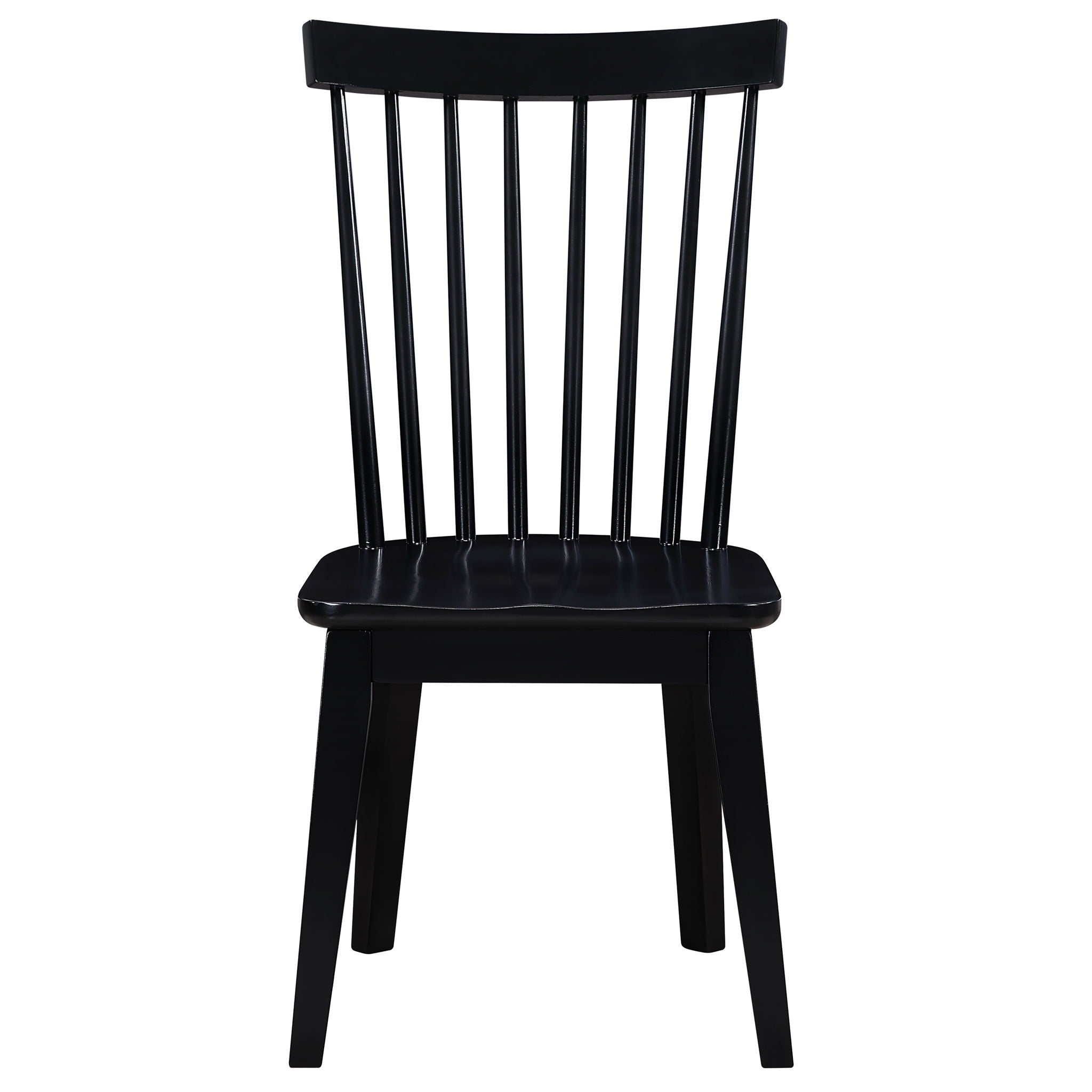 Vaughn - Shaker Spindle Dining Chair - Black
