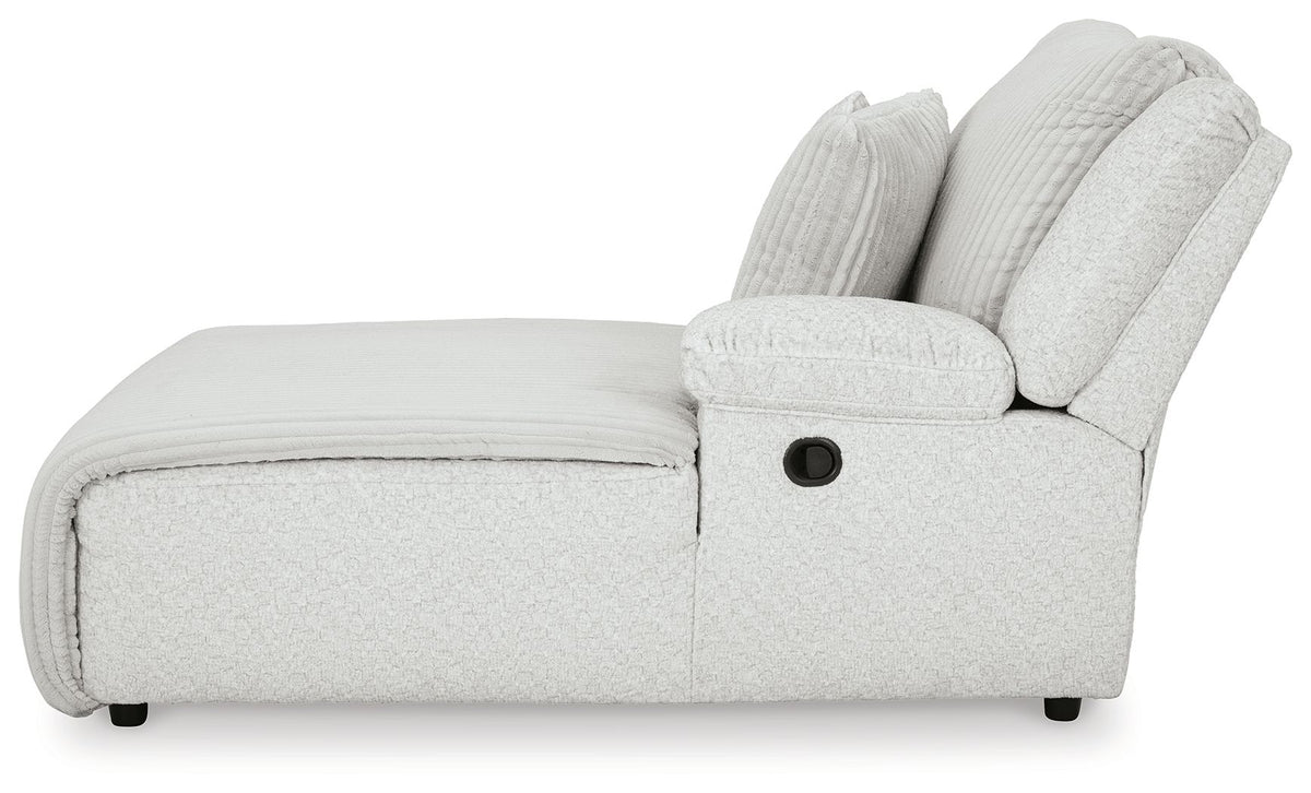 Top Tier - Raf Press Back Chaise - Alloy