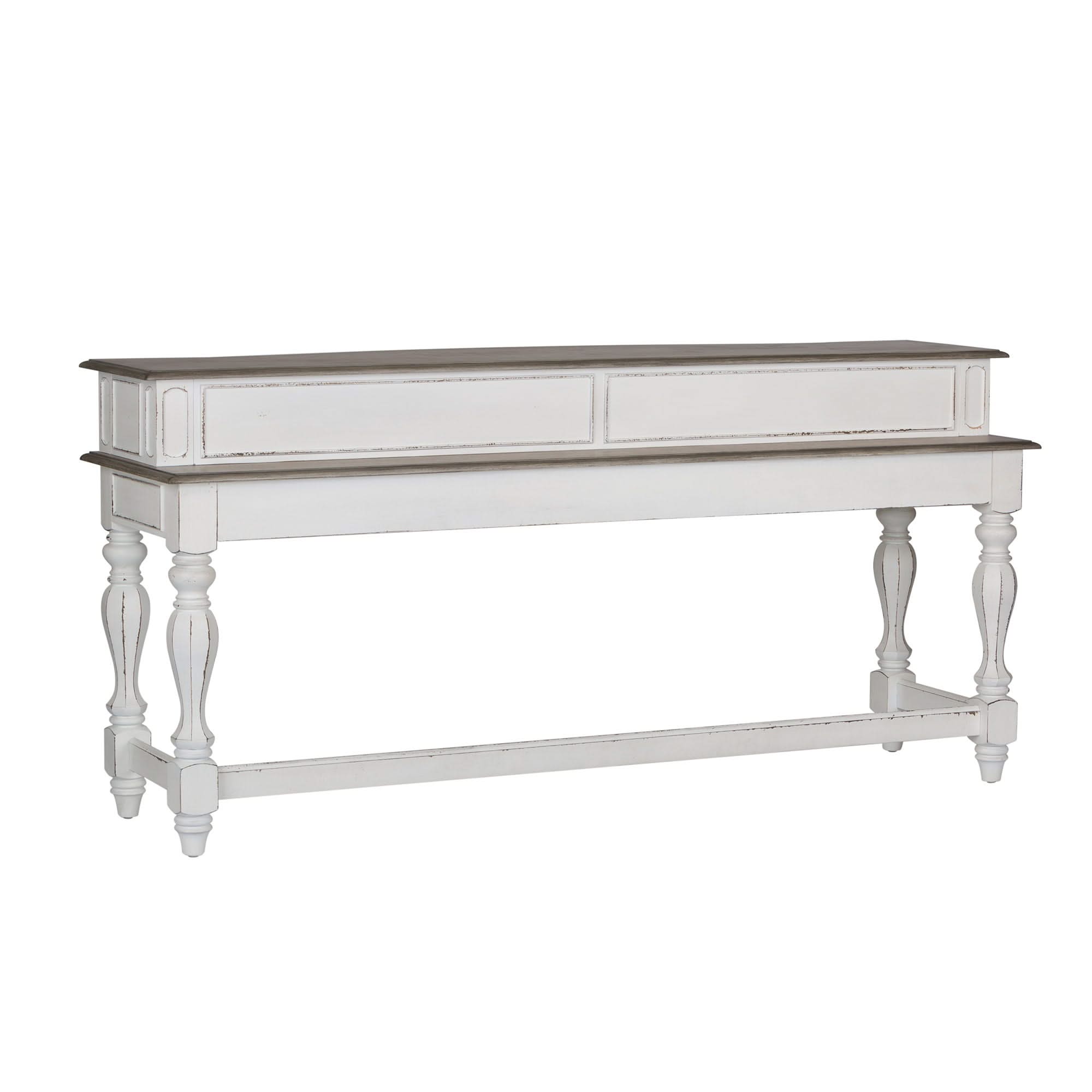 Magnolia Manor - Console Bar Table - Antique White