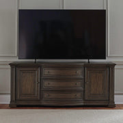 Providence Park - 78" TV Console - Chateau Brown