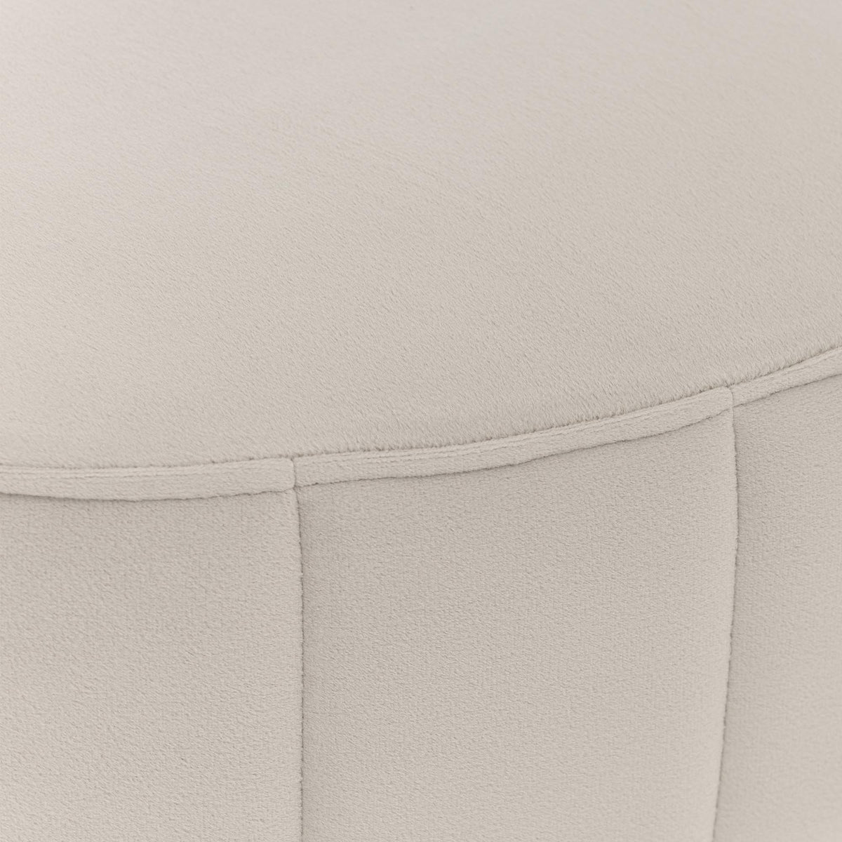 Signature Beds & Benches - Orchid Velvet Accent Bench - Gray / Chrome