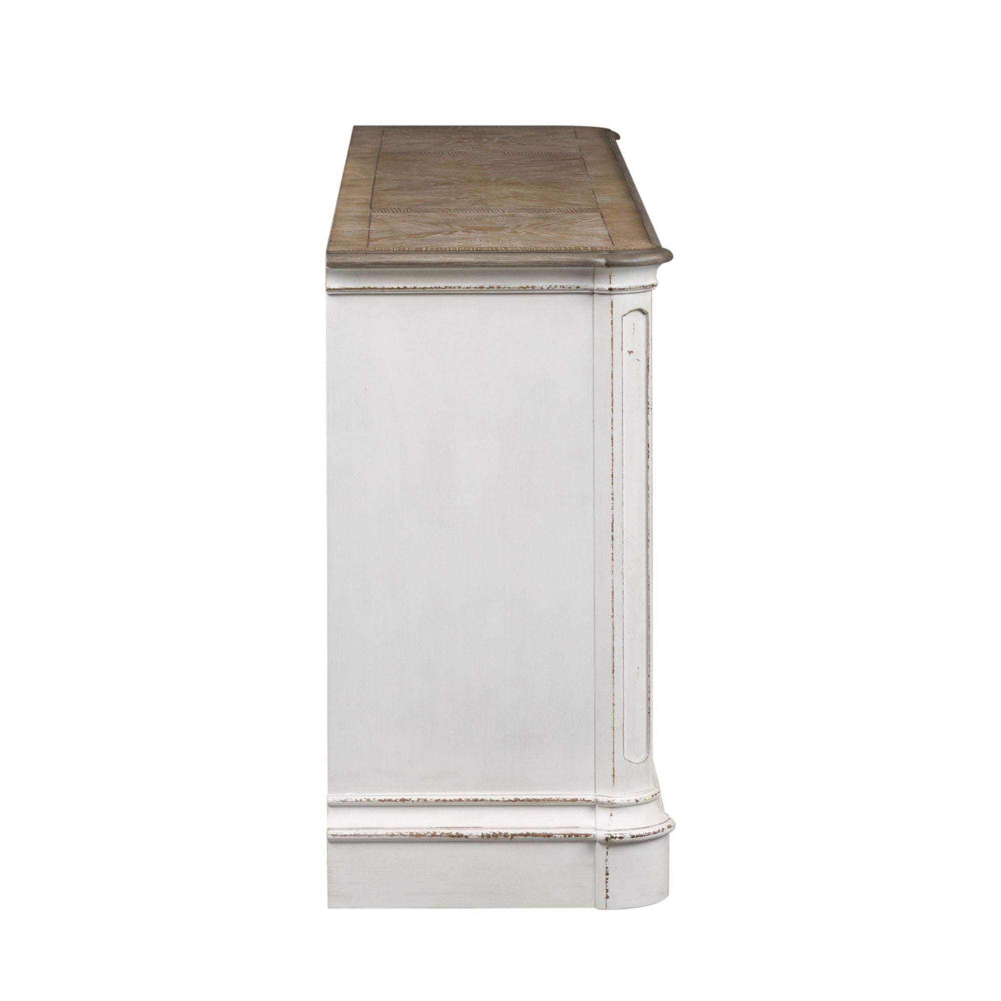 Magnolia Manor - 4 Doors TV Console - Antique White
