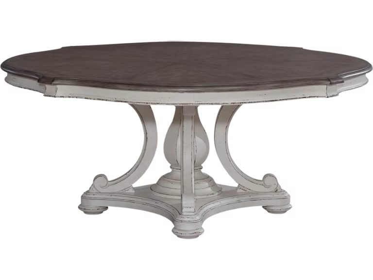 Magnolia Manor - Round Table - Antique White