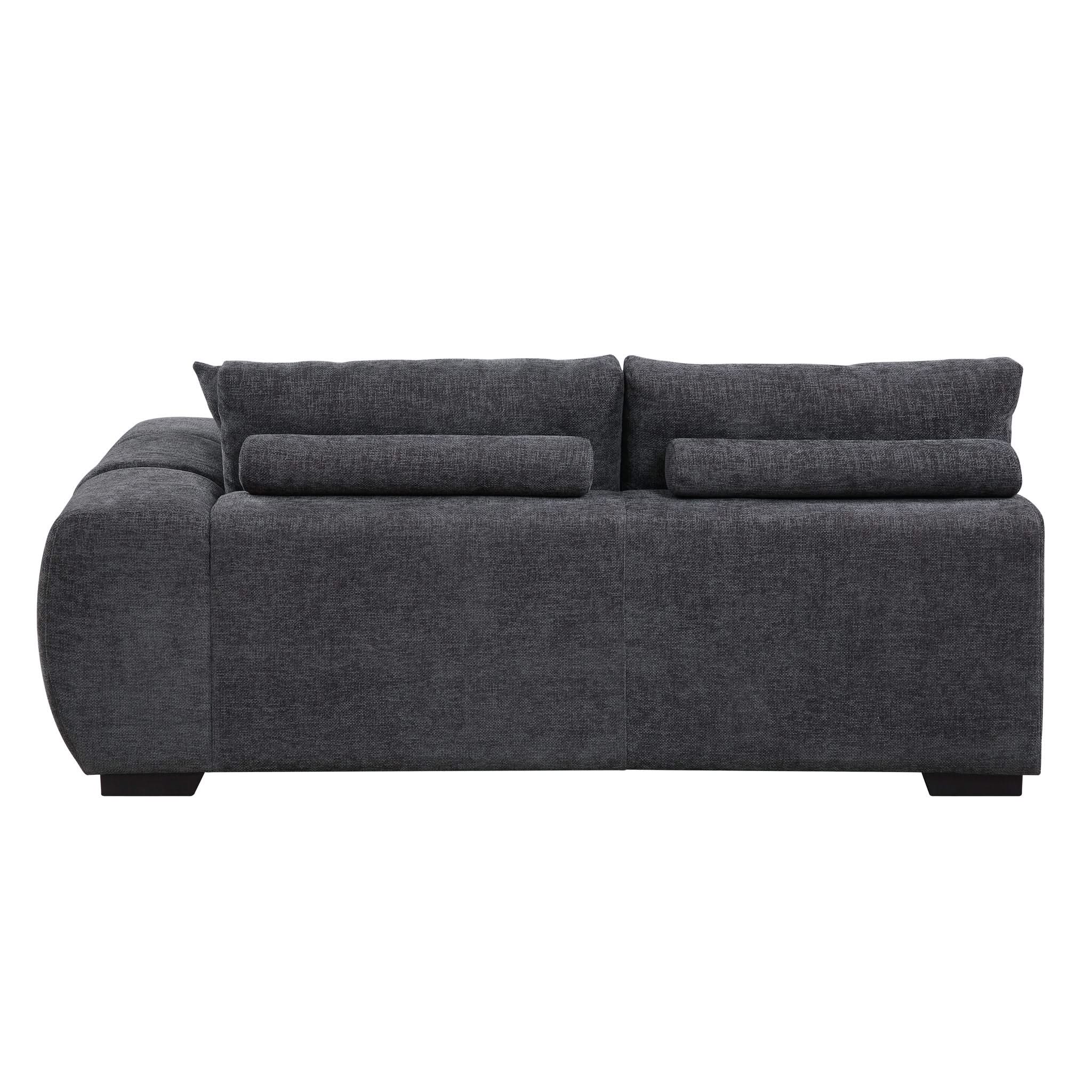 Chosen - Sectional Sofa With Toss Pillows And Chaise