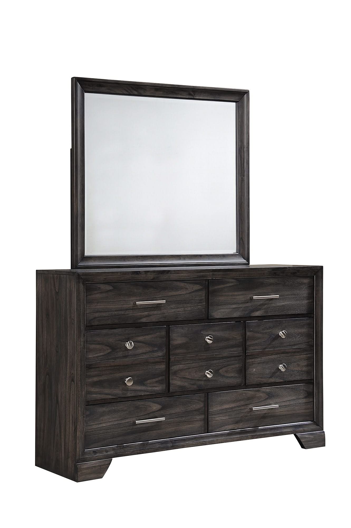 Jaymes - Dresser & Mirror - Gray