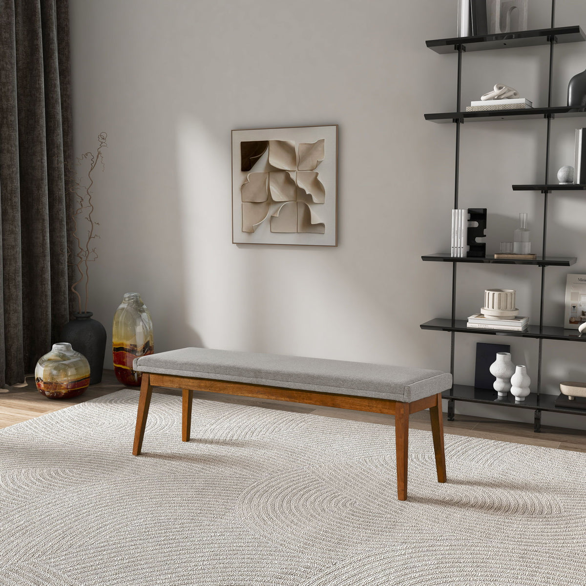 Warren - Bench - Ash Gray
