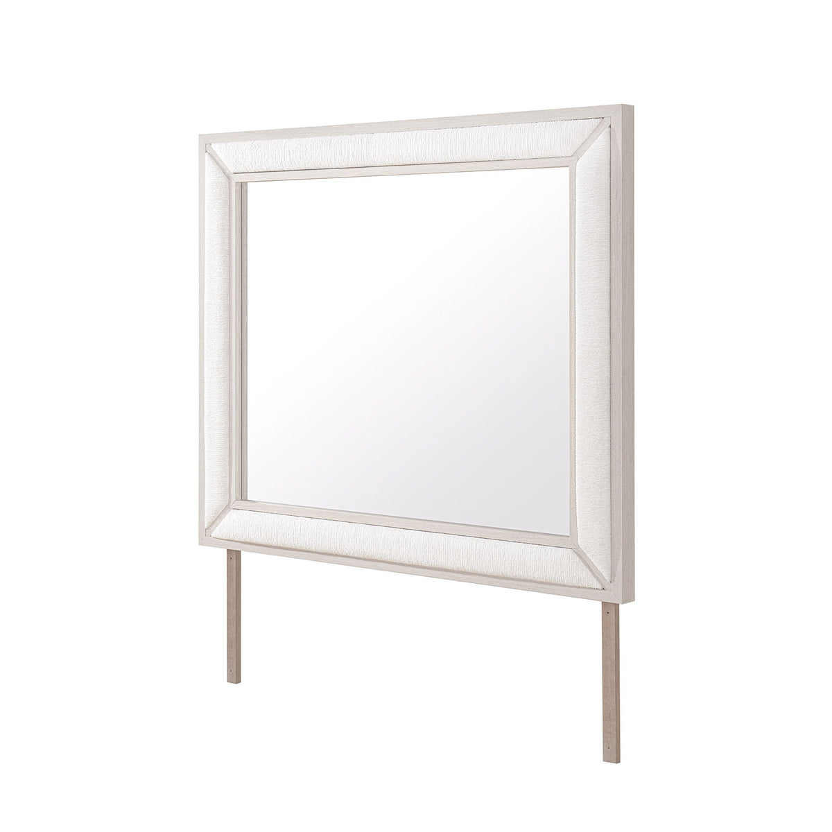 Ciara - Upholstered Mirror - Beige