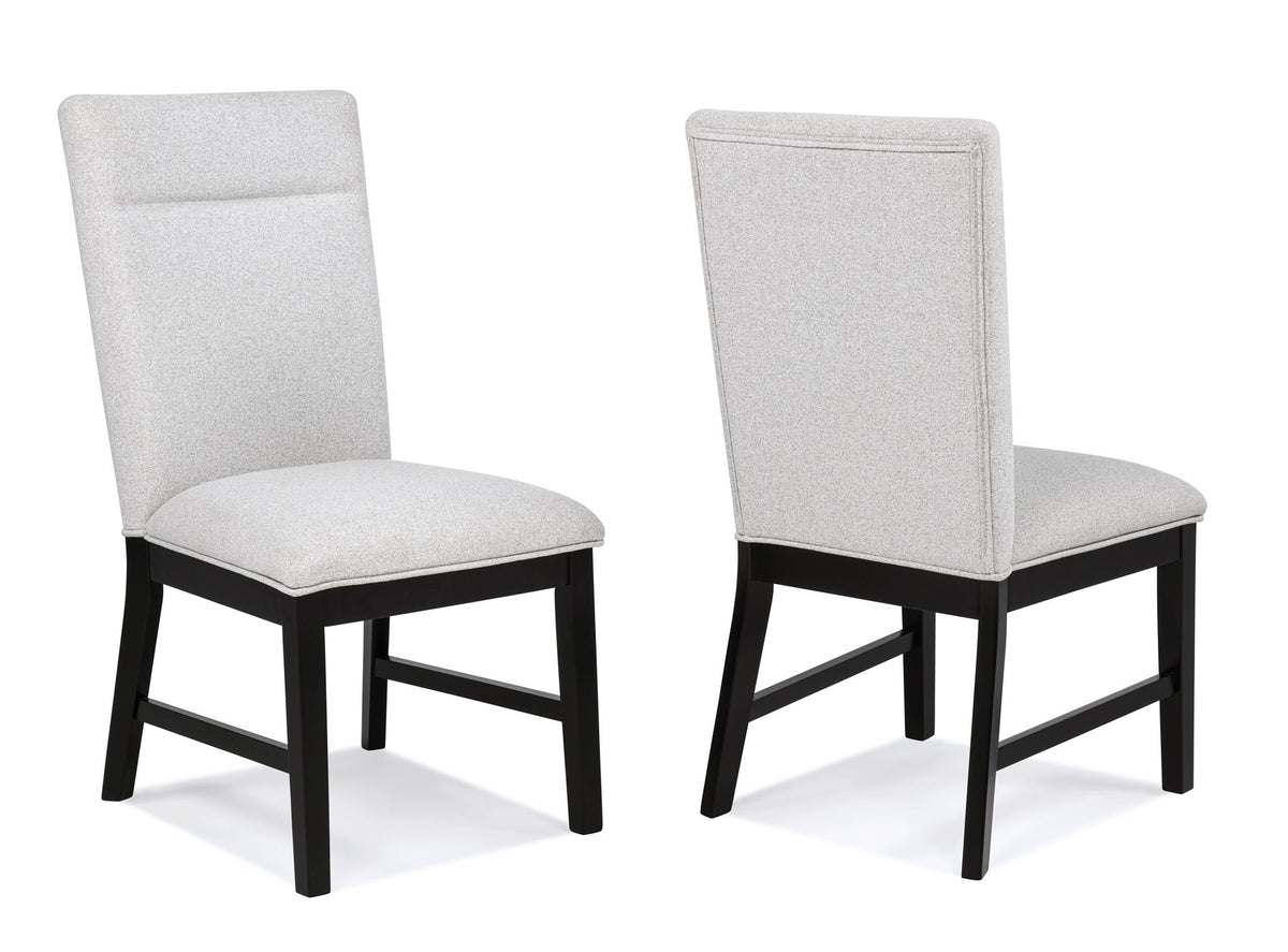 Sebastian - 6 Piece Dining Room Set - Black / Gray