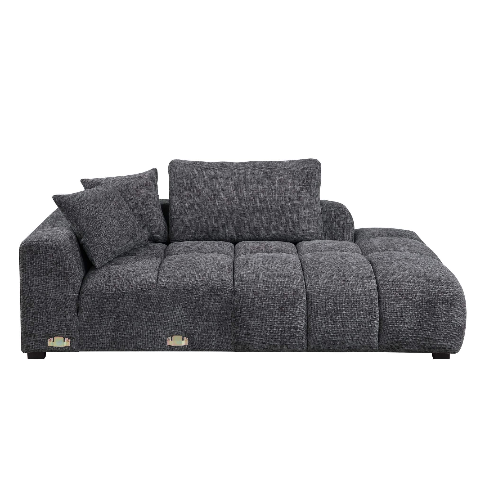 Chosen - Sectional Sofa With Toss Pillows And Chaise