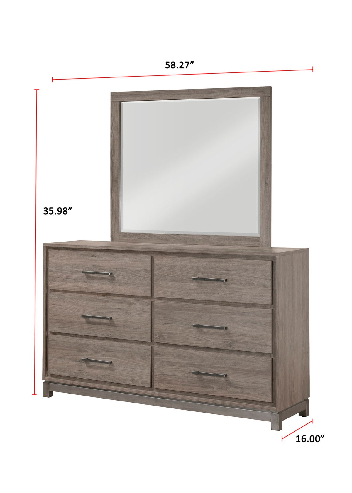 River - King 5 Piece Bedroom Set - Light Brown