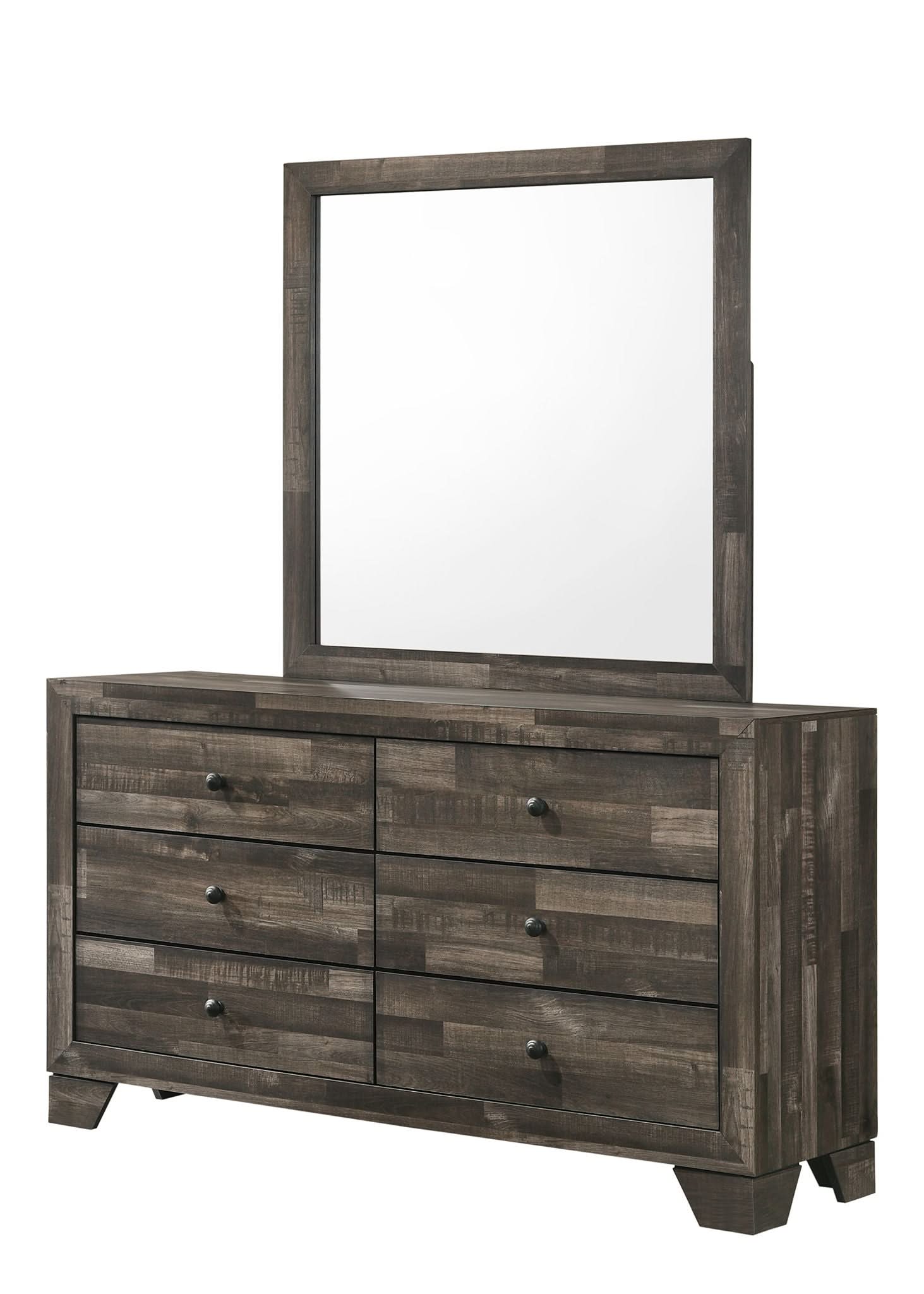 Atticus - King 5 Piece Bedroom Set - Brown