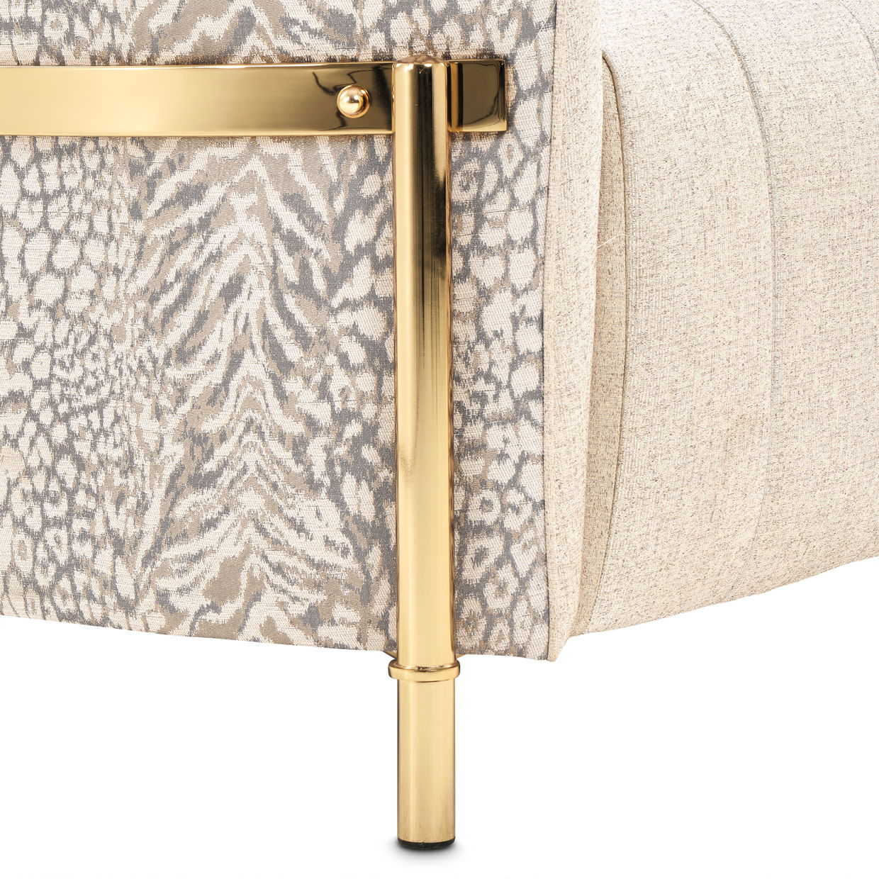 Lisbon - Loveseat - Opal / Gold
