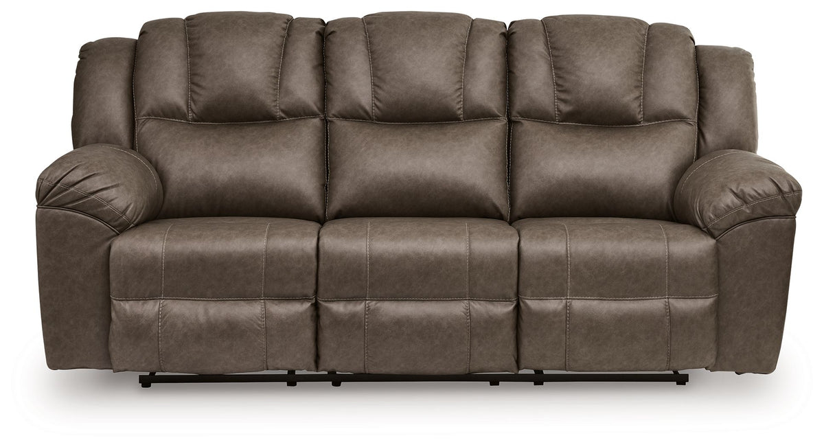 Lowilla - 2 Pc. - Reclining Sofa And Loveseat - Driftwood - Exclusive Furniture