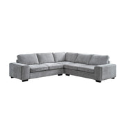 Dayne - 3 Piece Sleeper Sectional - Gray