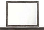 Davidson Nutmeg Brown Framed Mirror with Modern Design