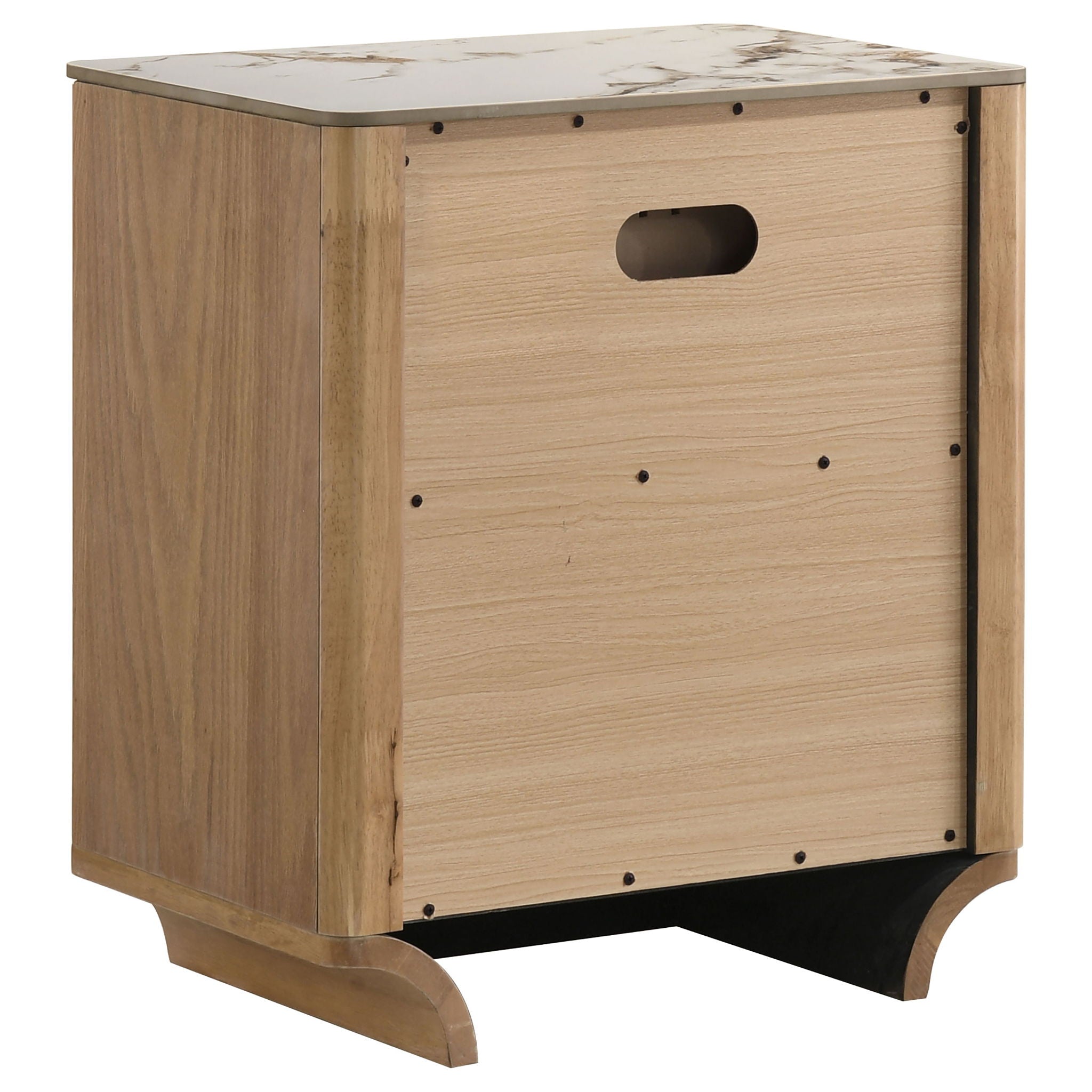 Leanne 4-piece Eastern King Bedroom Set Light Oak