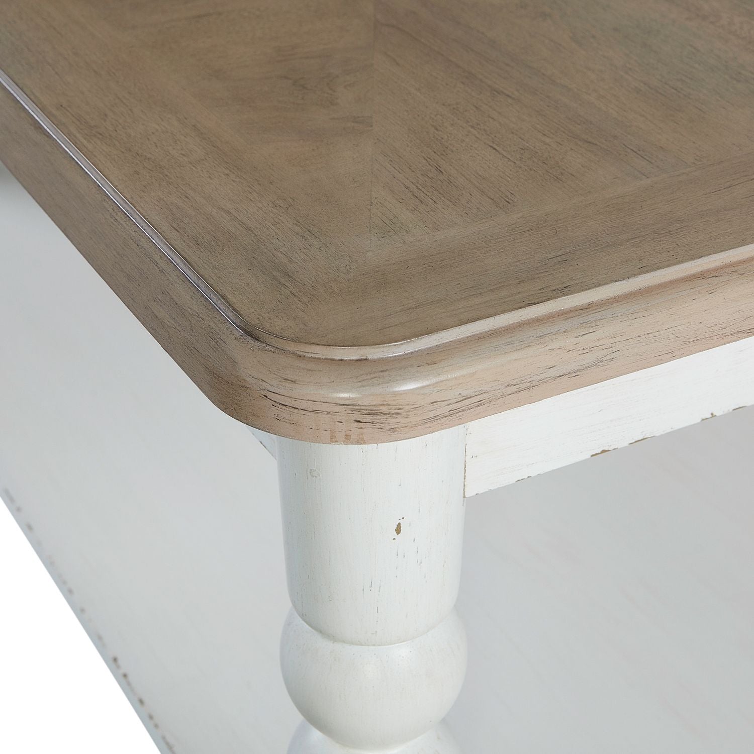 Turnberry Park - Rectangular Cocktail Table - Washed White
