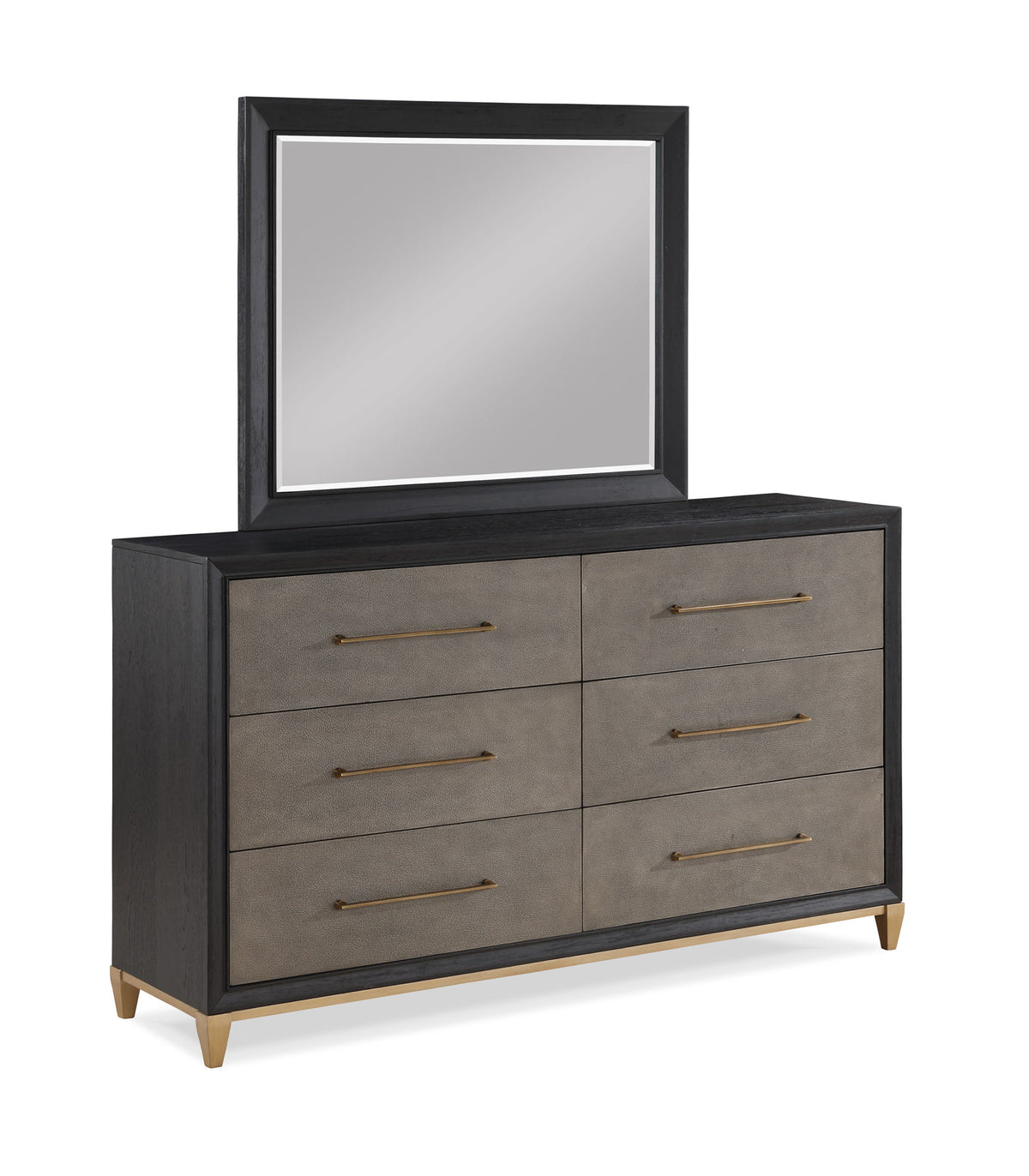 Payson - Queen 4 Piece Bedroom Set - Black / Gray
