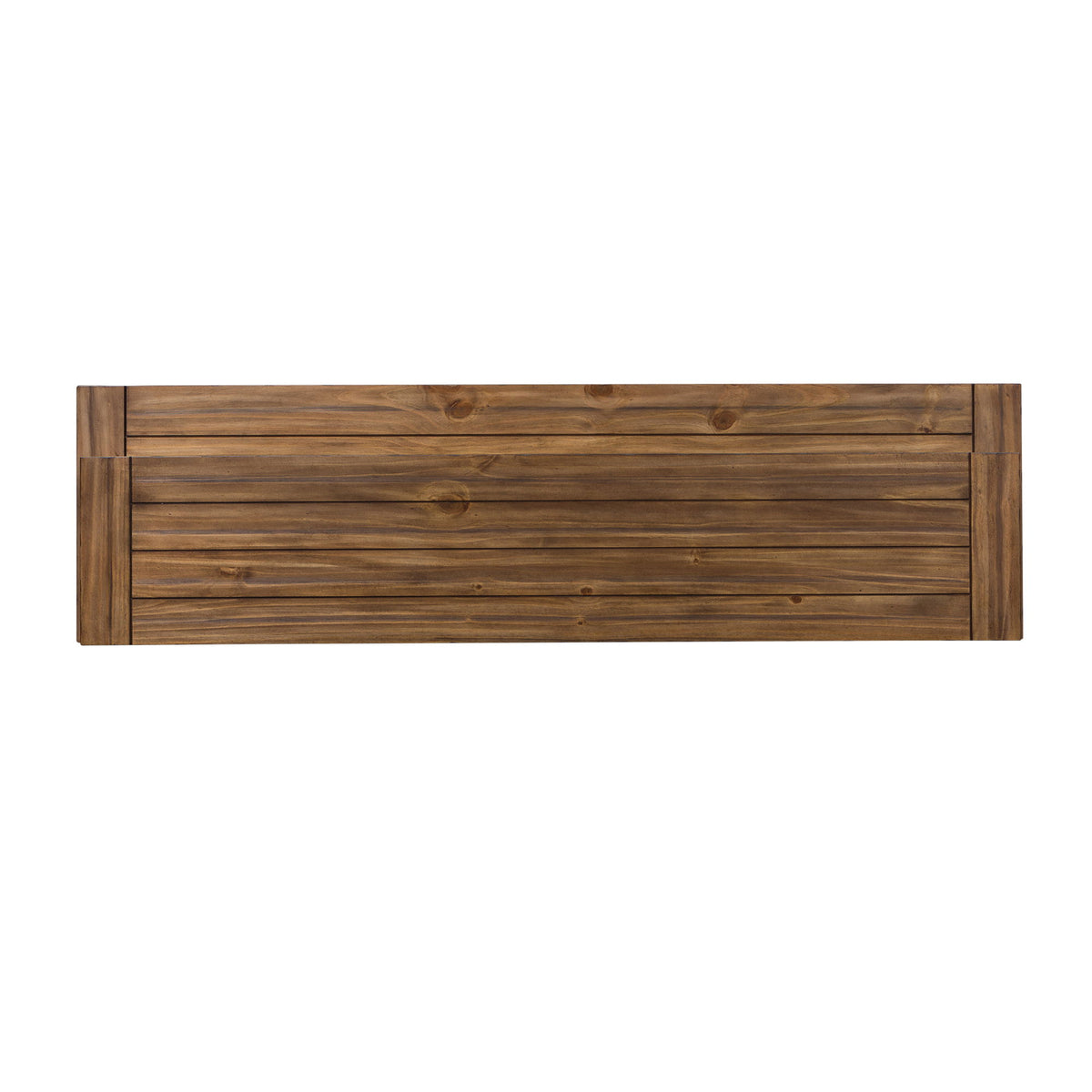 Morgan Creek - Console Bar Table - Antique White / Wirebrushed Tobacco Accents