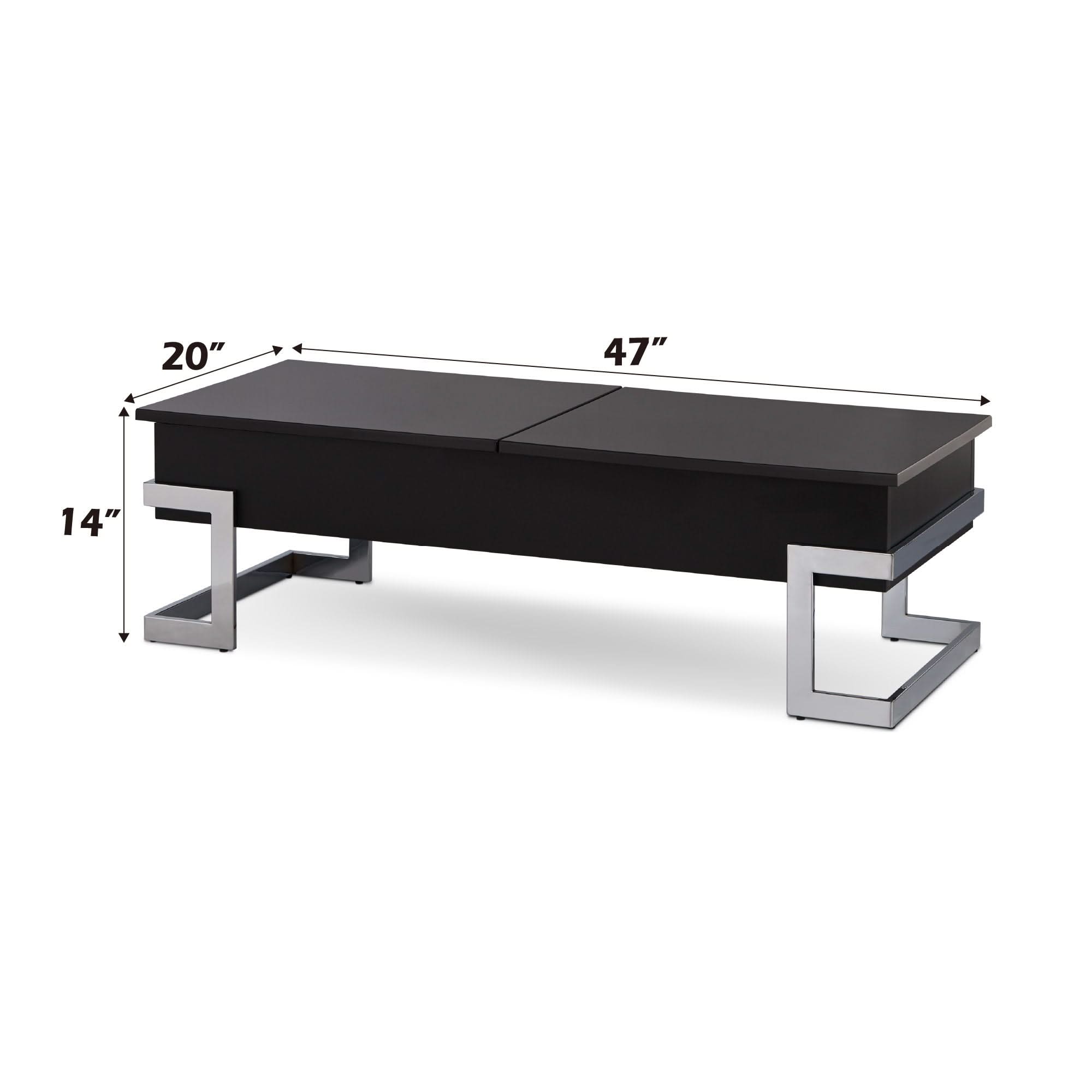 Calmam - High Gloss Coffee Table With Lift Top