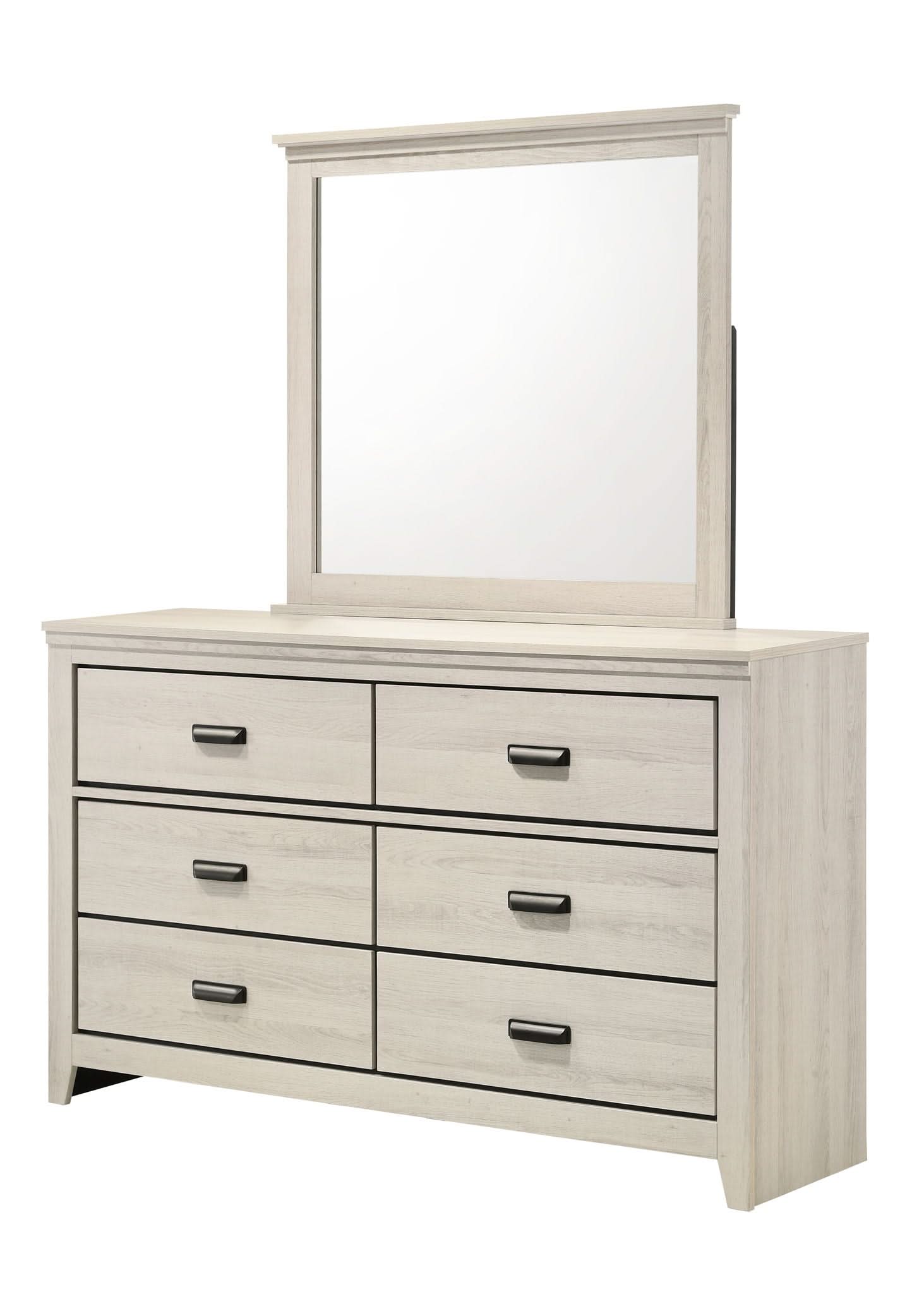 Carter - Dresser & Mirror - White