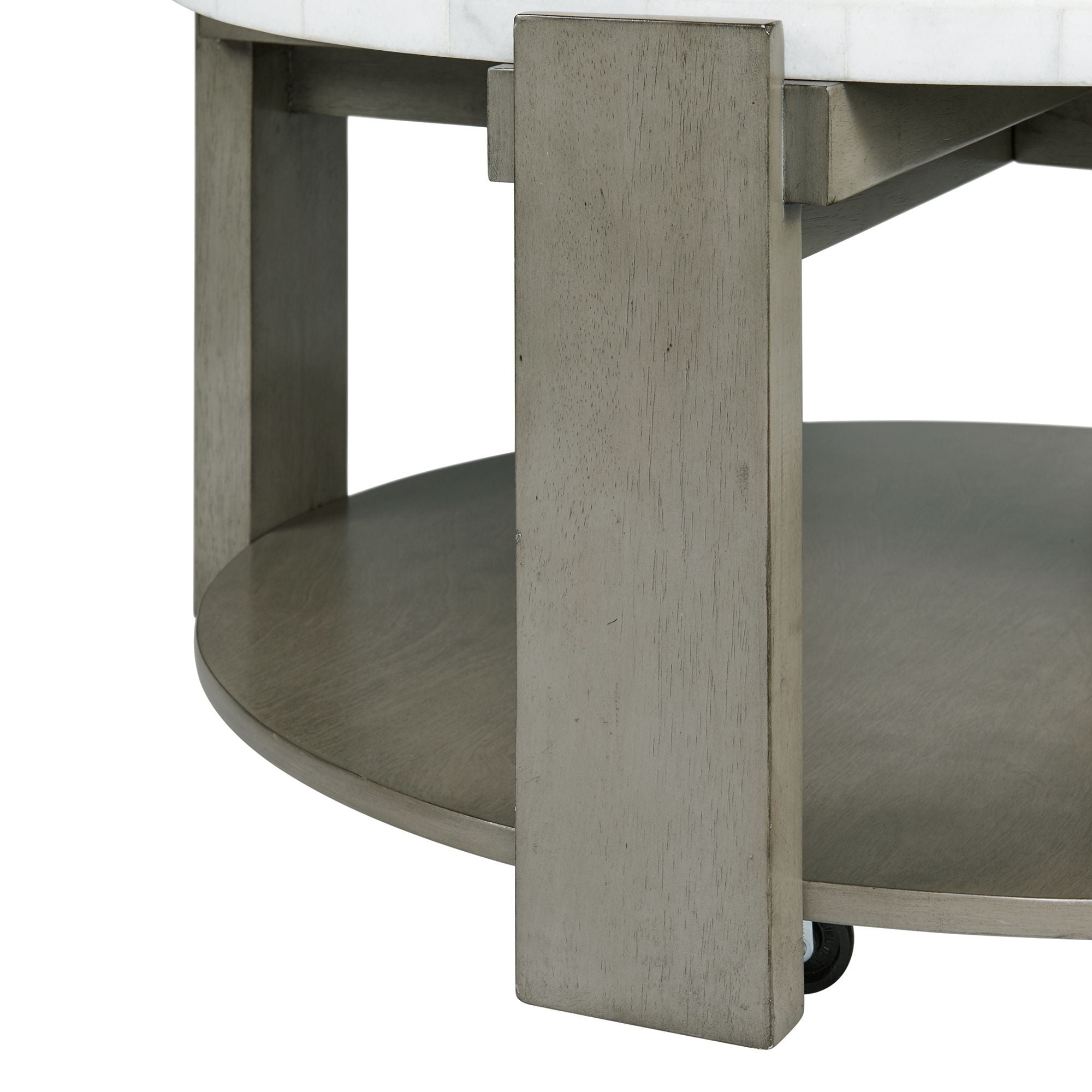Rosamel - 2 Piece Occasional Table Set (Coffee Table And End Table) - Gray