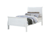 Louis Philip - Twin Bed - White