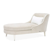 La Marisia - Chenille Chaise - Tranquil / Light Champagne