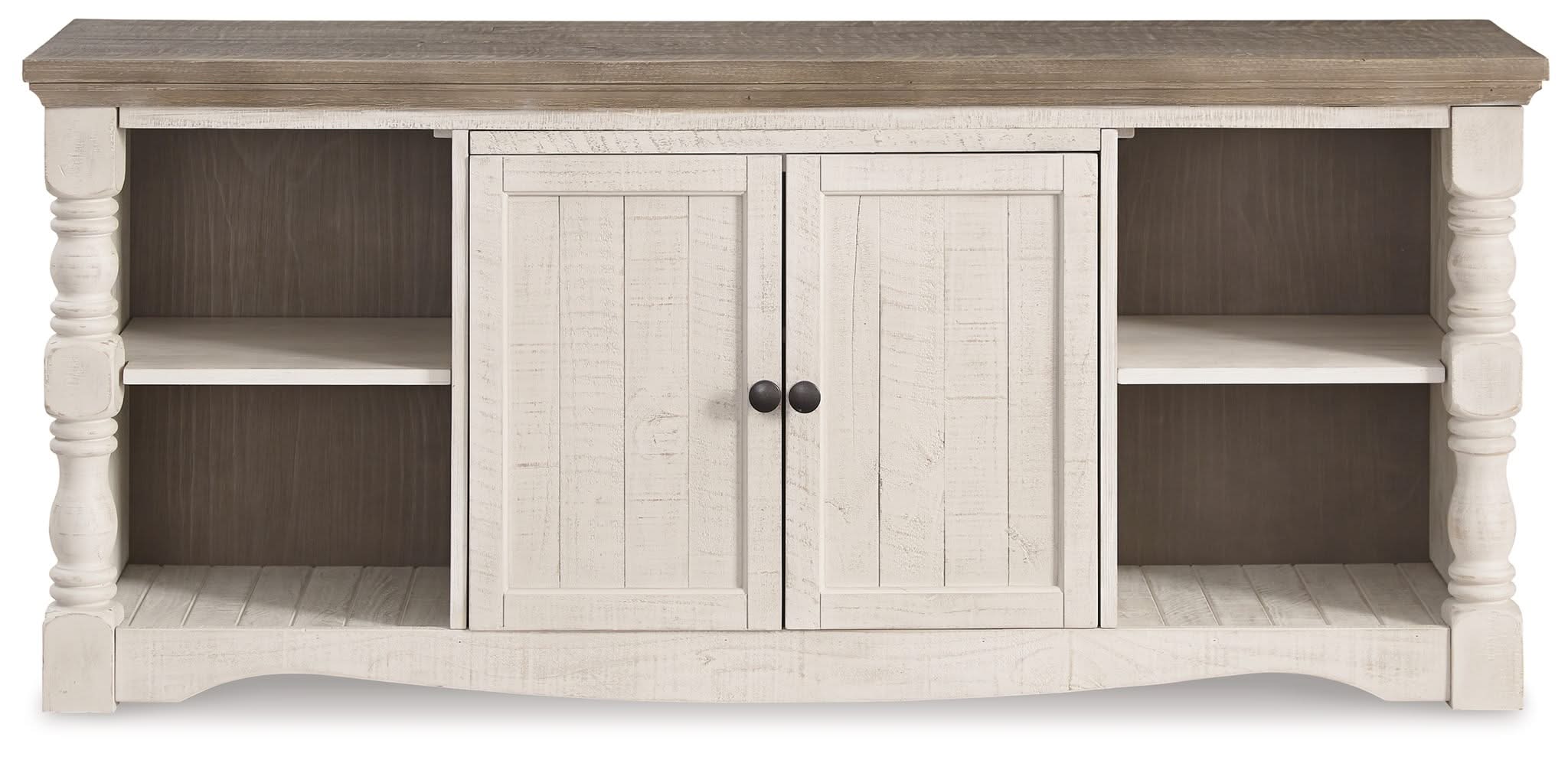 Havalance - Extra Large TV Stand - 2 Doors - Brown / Beige