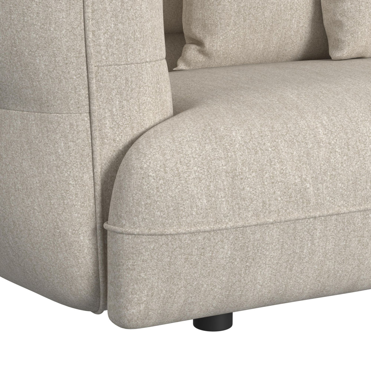 Four Seasons - Sectional Set With 6 Pillows - Camel
