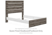 Graystorm - Queen Panel Headboard/Footboard - Brown Gray