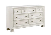 Deville Pearl White Modern 7-Drawer Dresser